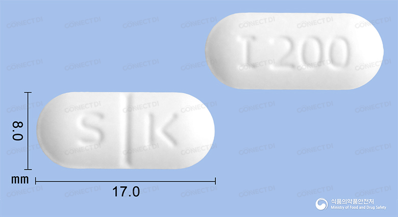 뉴트라졸정 200mg