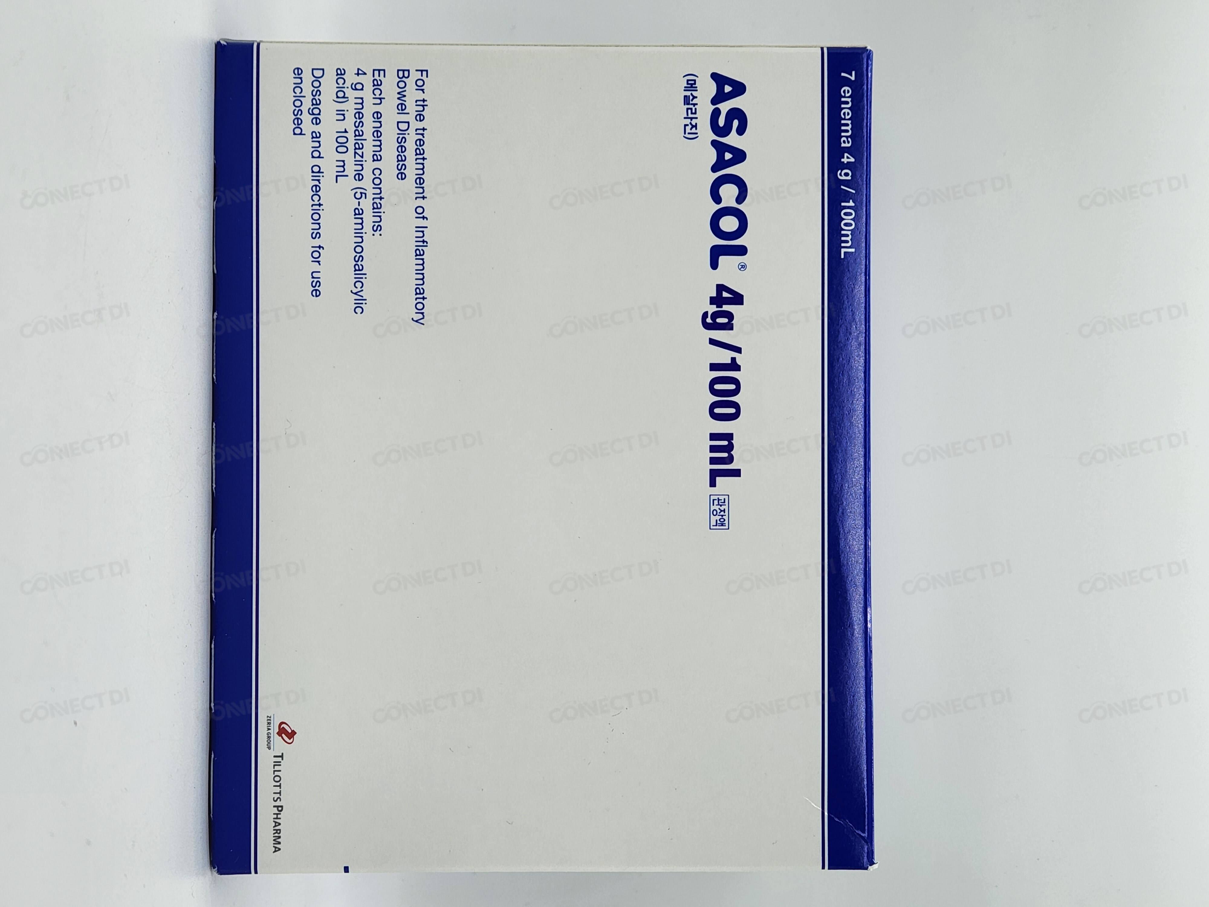 아사콜관장액 4g/100mL/병