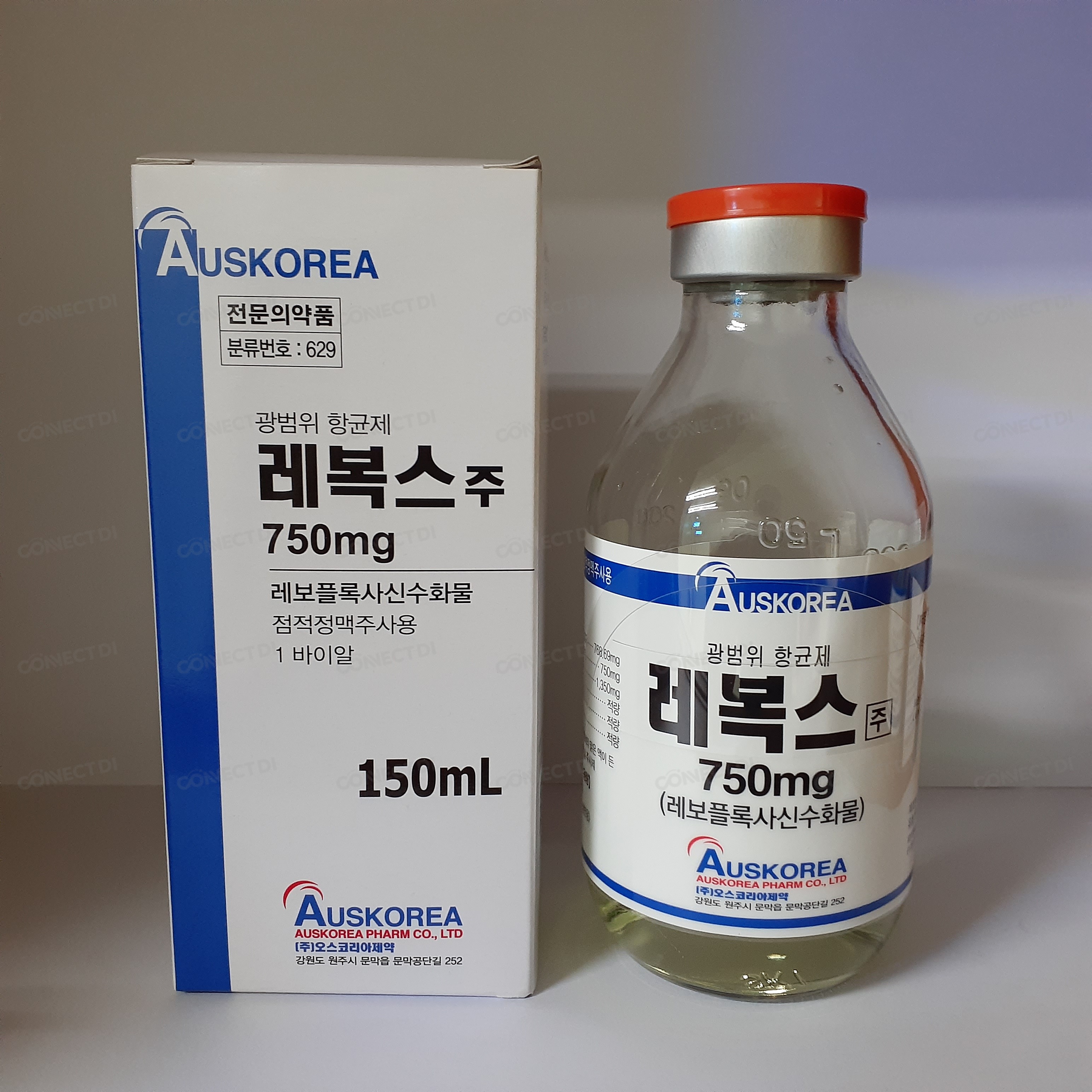 레복스주 750mg/150mL