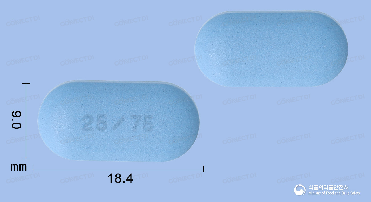 듀비메트서방정 0.25/750mg