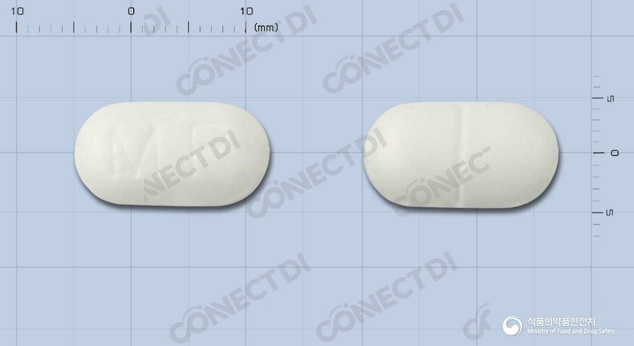 명문메토카르바몰정 750mg