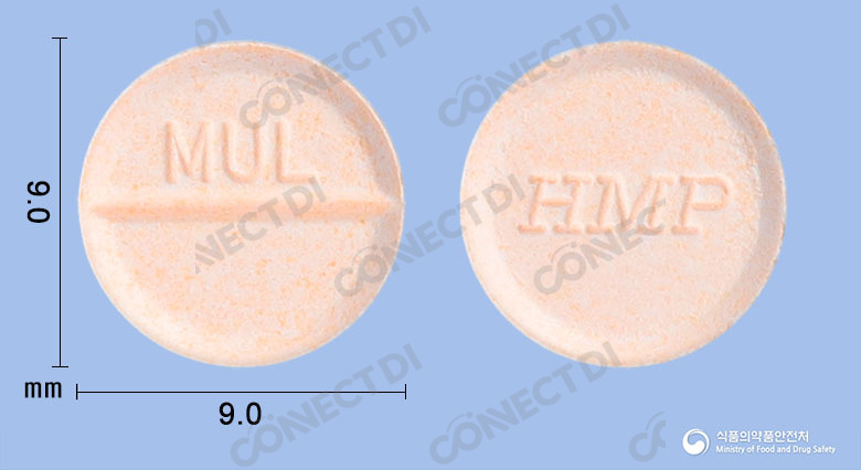 뮤코라제정 5mg
