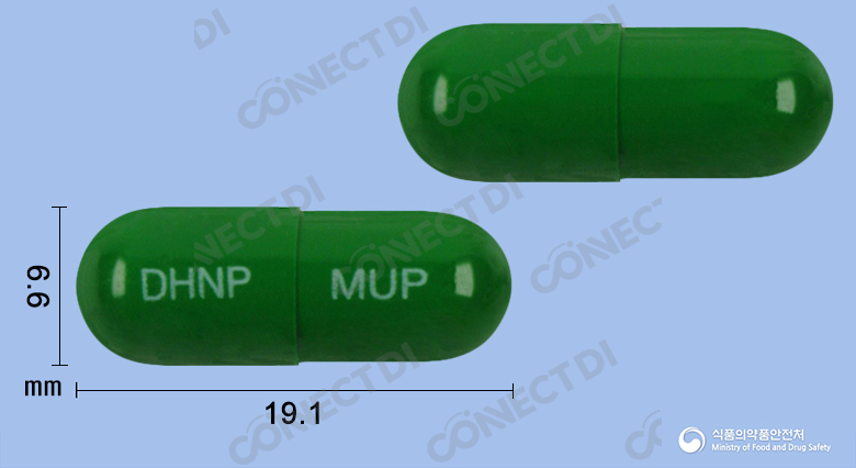 뮤시딘캡슐 100mg (수출용)