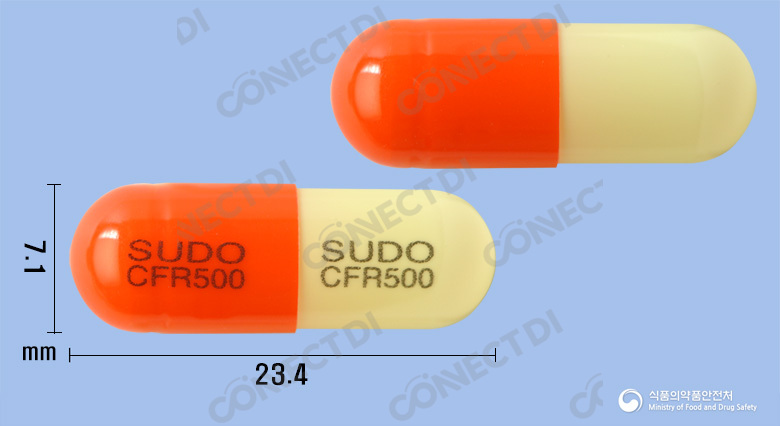 팜젠세프라딘수화물캡슐 500mg