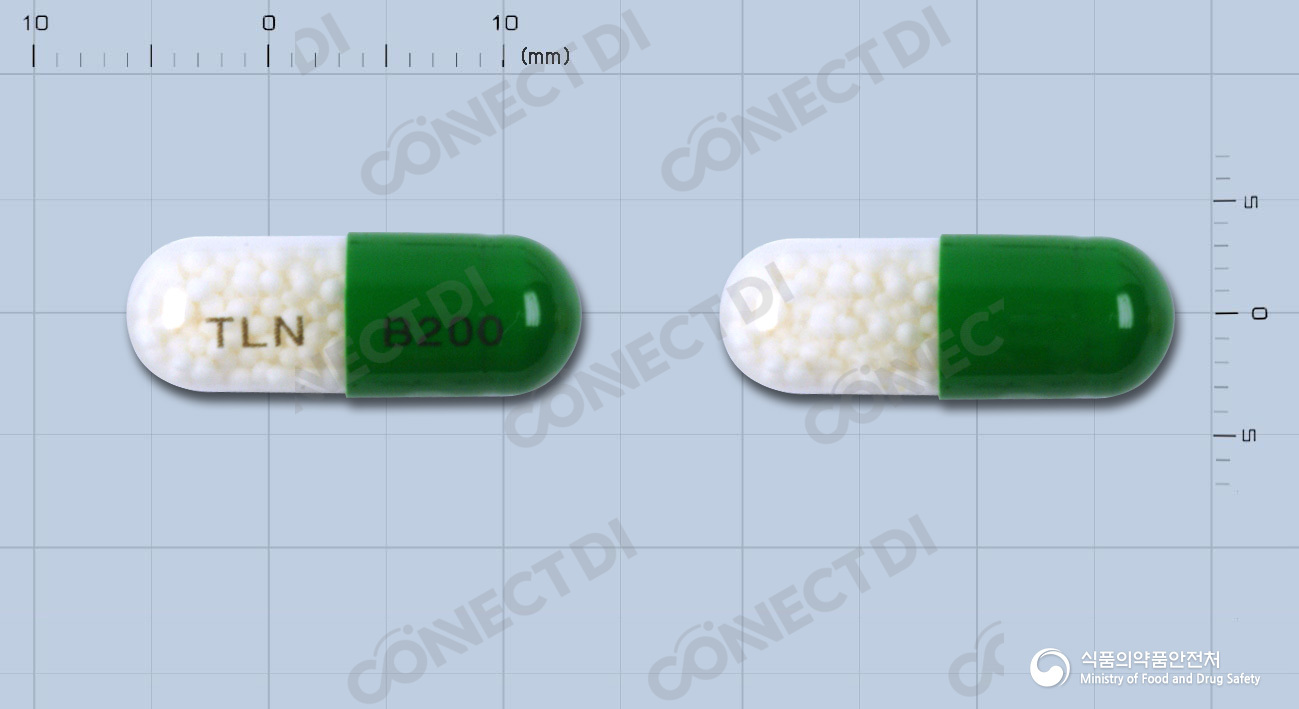 테올란비서방캡슐 200mg