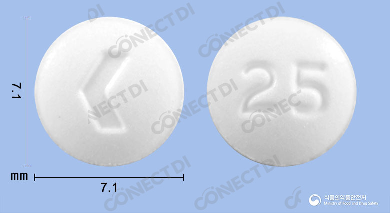 레썰피드정 25mg