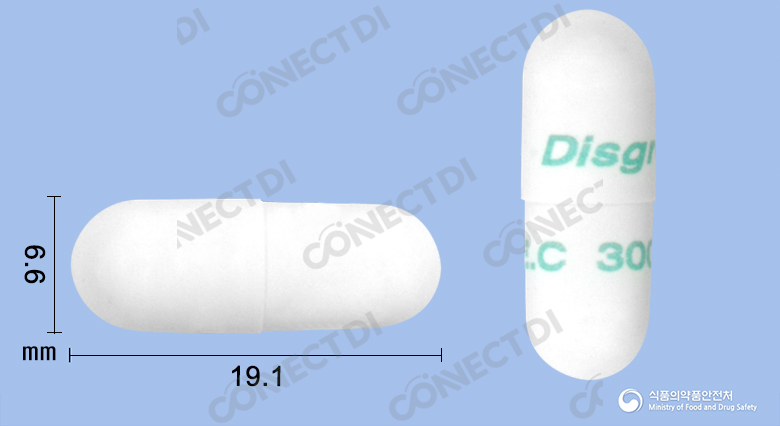 디스그렌장용과립캡슐 300mg (수출용)