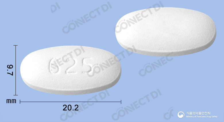맥시크란정 625mg