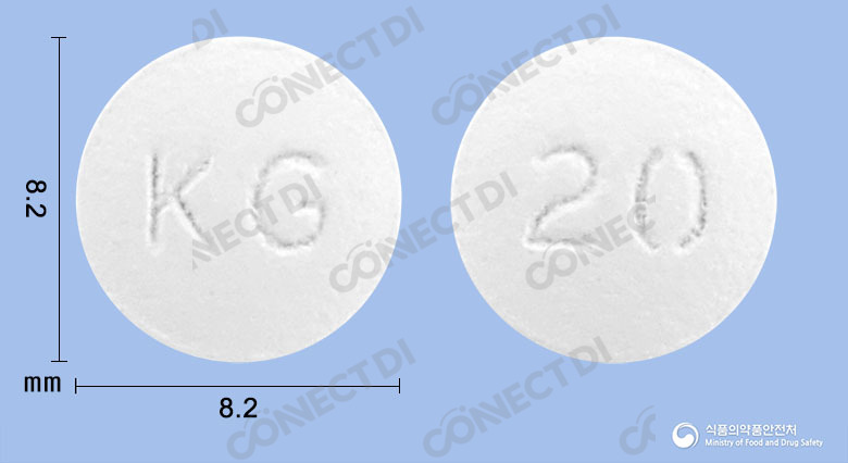 파몬딘정 20mg
