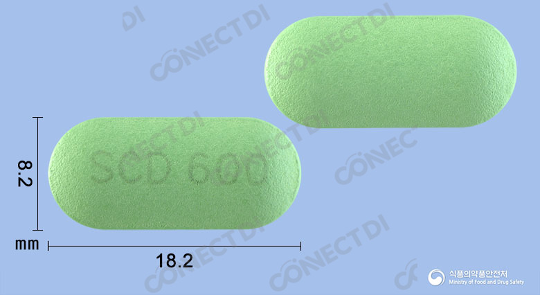 디아패시드정 600mg