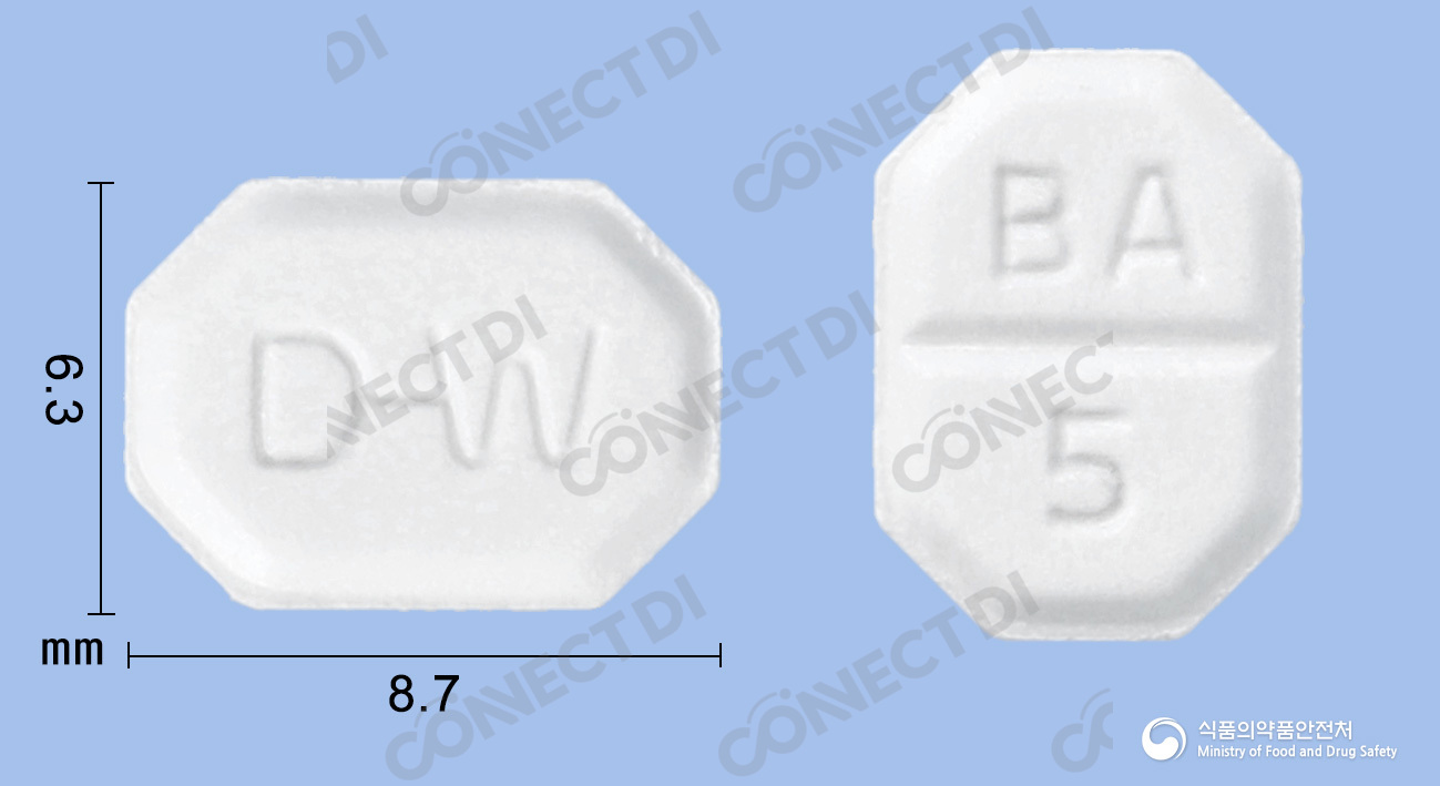 동화암로디핀베실산염정 5mg