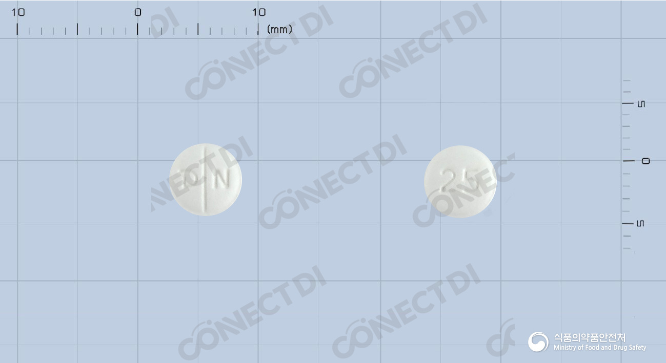 토핀정 25mg