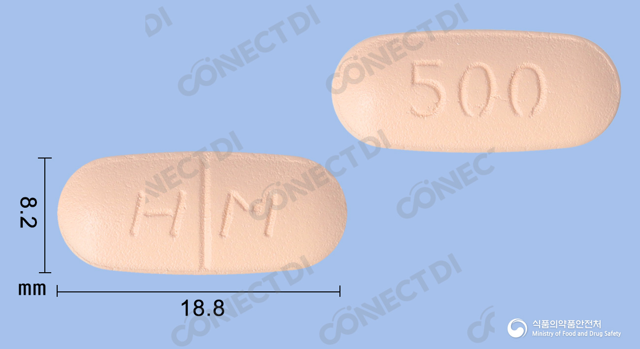 레복사신정 500mg