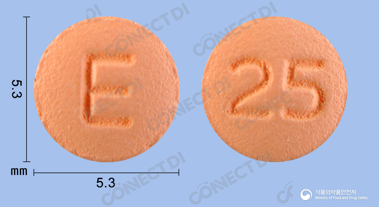 쿠에티정 25mg
