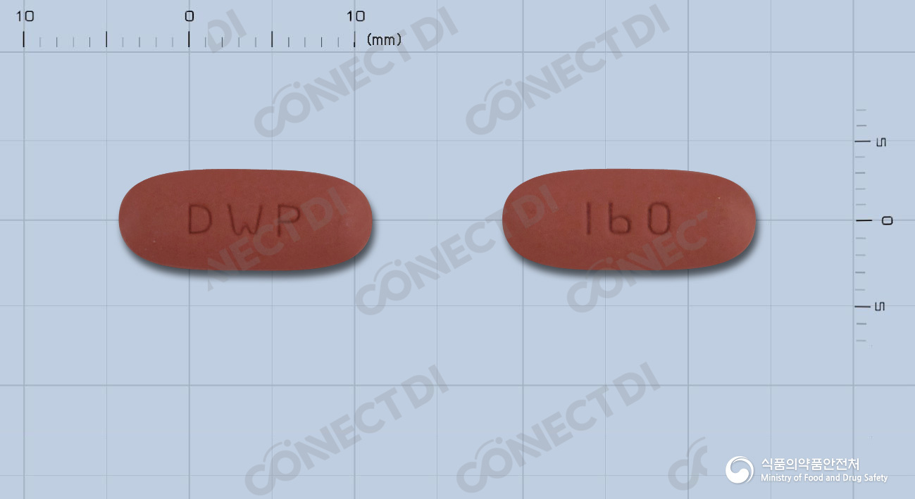 코디오르탄정 160/12.5mg