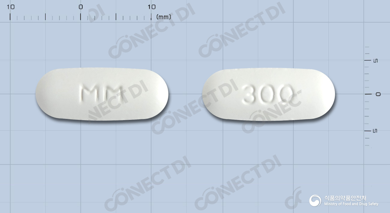 명문쿠에티아핀정 300mg