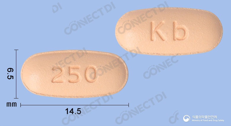 경보세프프로질정 250mg