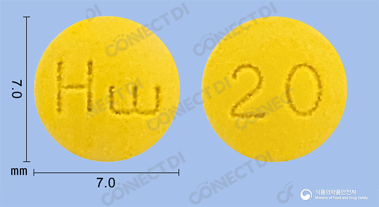 파비라졸정 20mg