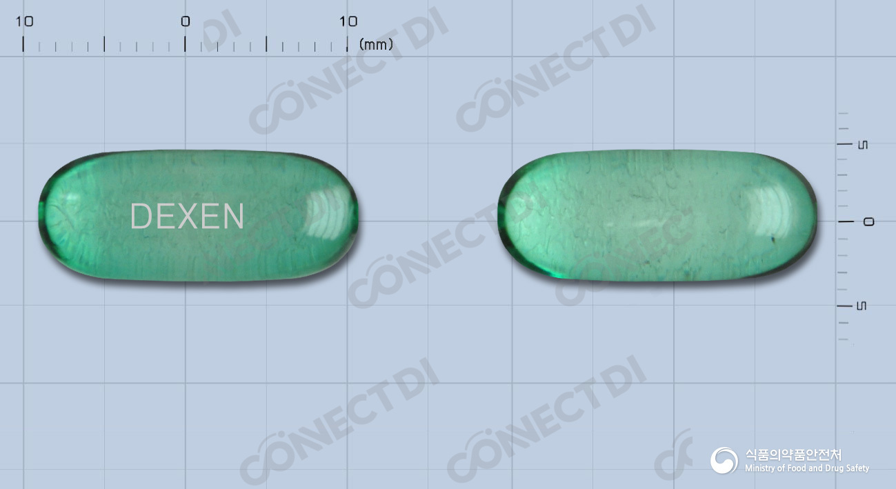 덱쎈연질캡슐 300mg