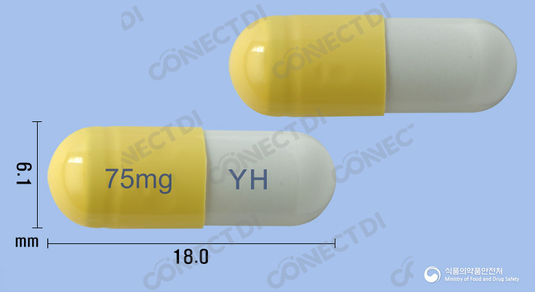 유한엔플루캡슐 75mg