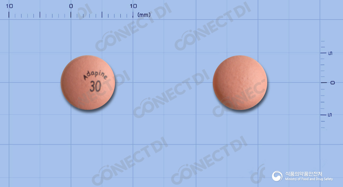 아다핀오스모서방정 30mg