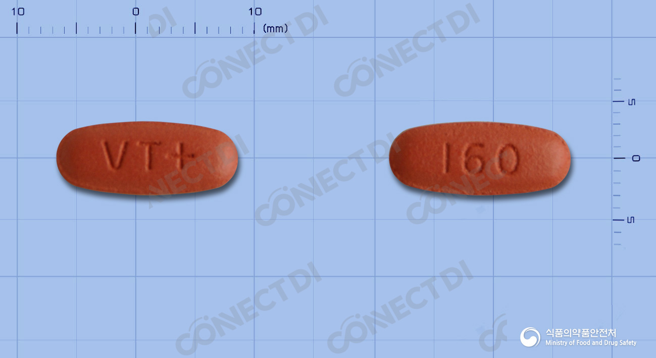 바레탄플러스정 160/12.5mg