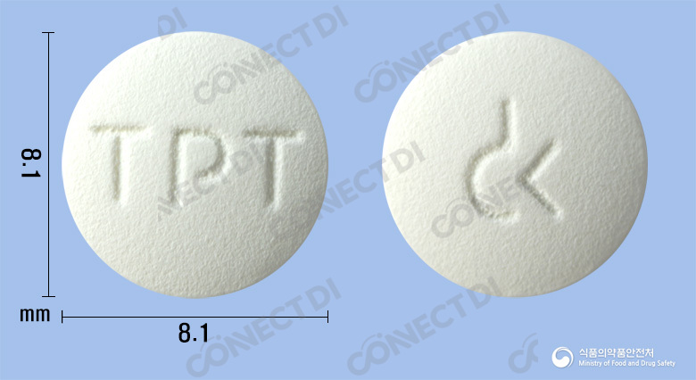 티아프란정 100mg