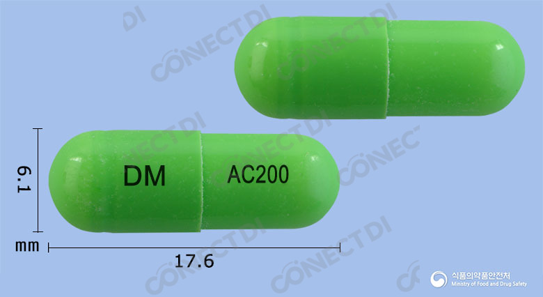 뮤코티아캡슐 200mg