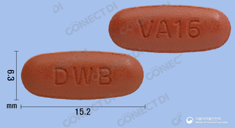 디오브이플러스정 160/12.5mg