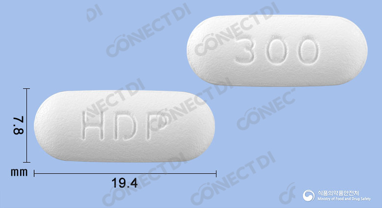 쎄로티핀정 300mg