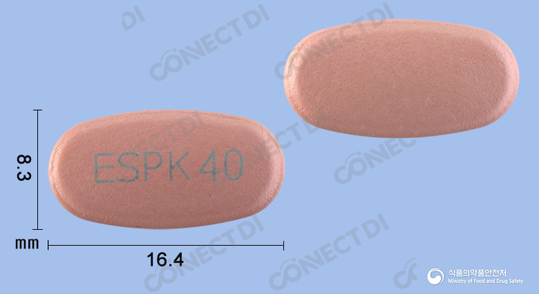 엠디에소파크정 40mg