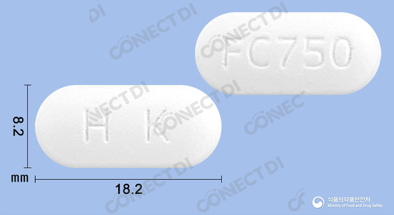 팜클정 750mg