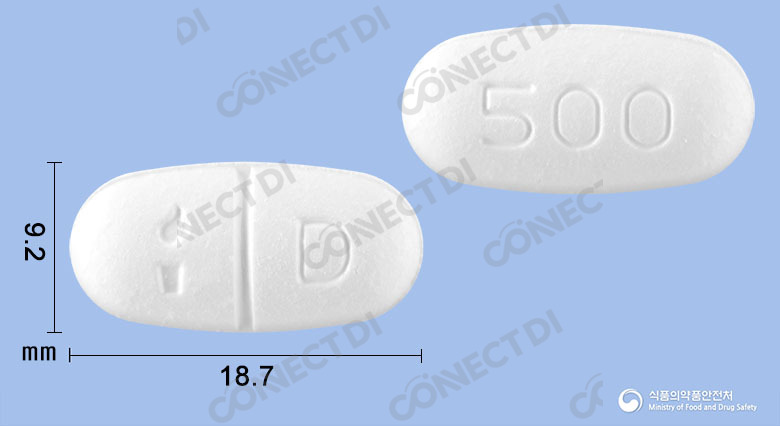 독실리움정 500mg
