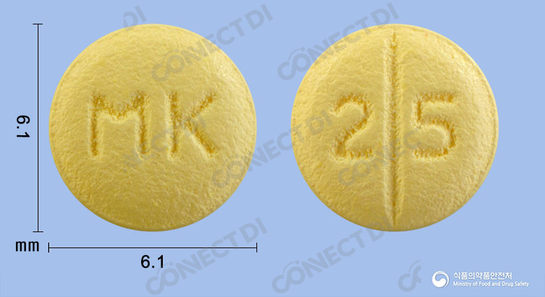 토파메트정 25mg