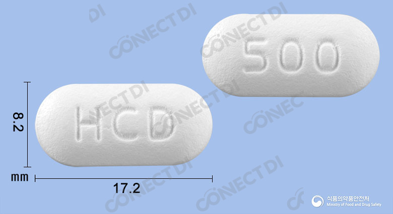 하이크라듀오정 500mg