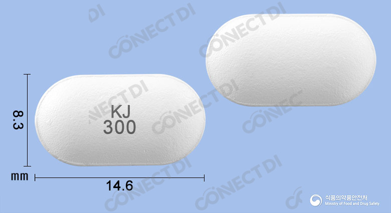 안티그렐서방정 300mg