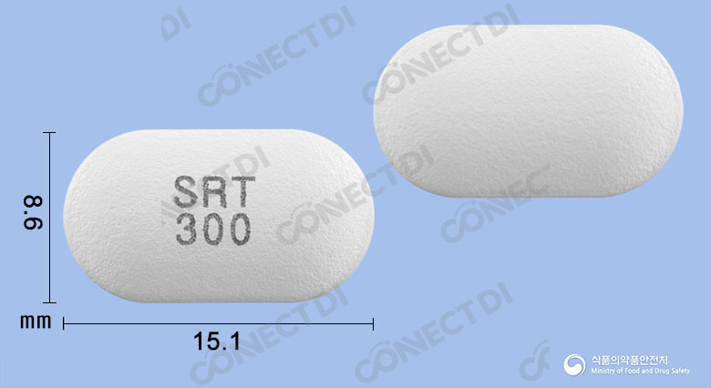 사포레이트서방정 300mg