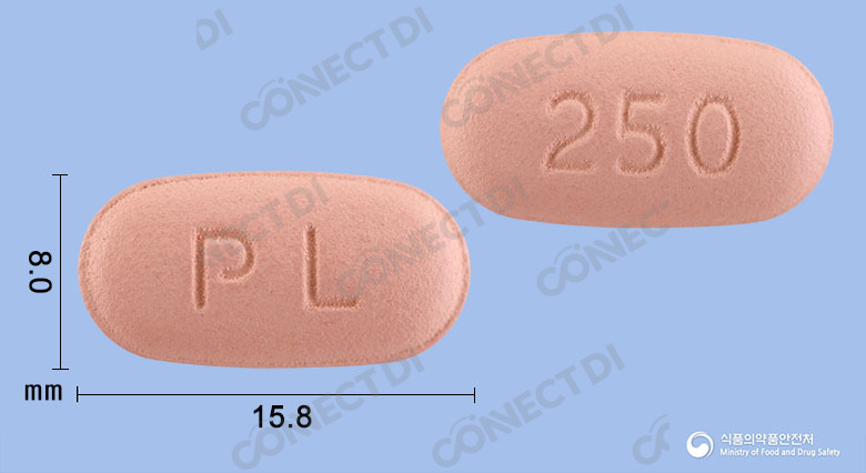 레보사신정 250mg
