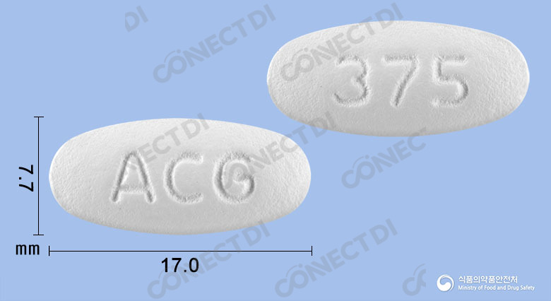 아모클젠정 375mg