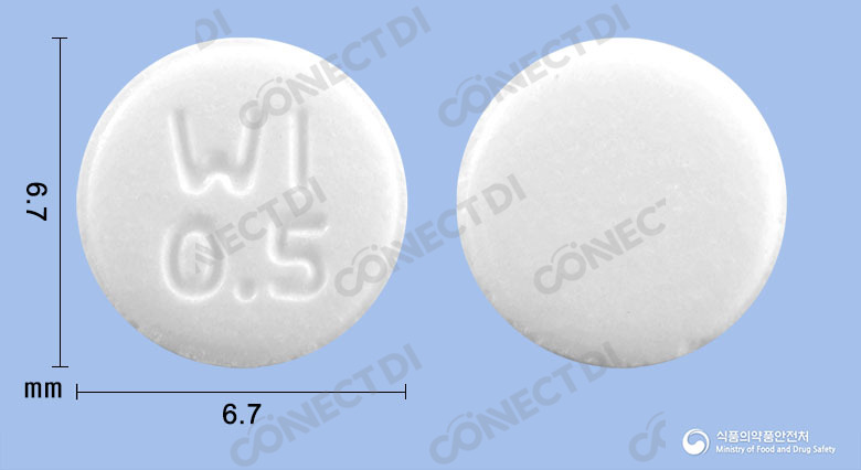 라사핀정 0.5mg