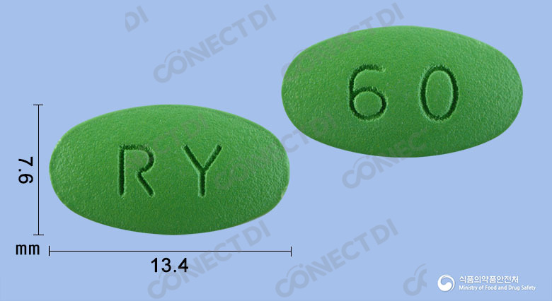 애스틸렌정 60mg