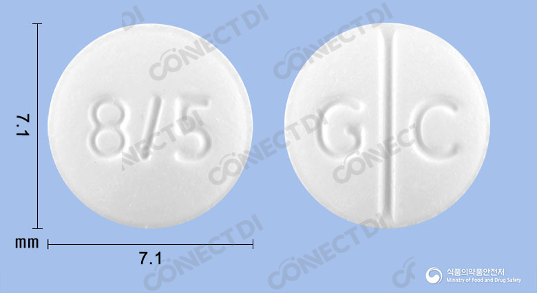칸데디핀정 8/5mg