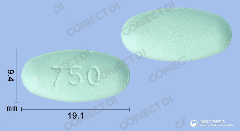 라넥사서방정 750mg