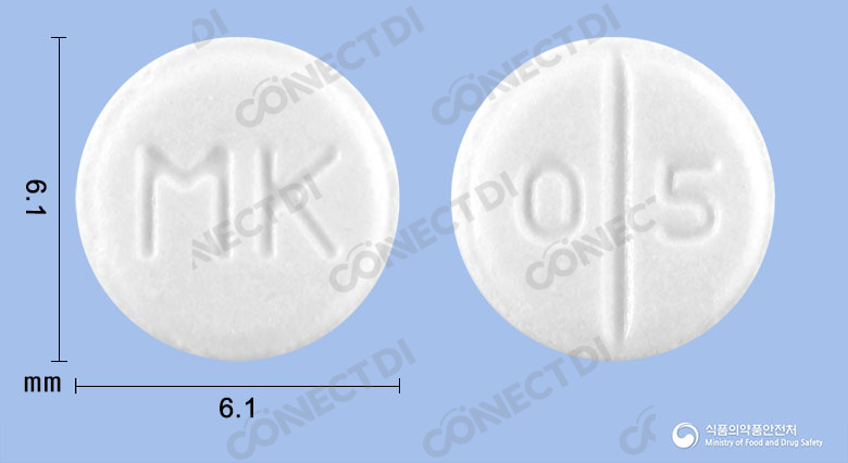 라사길정 0.5mg