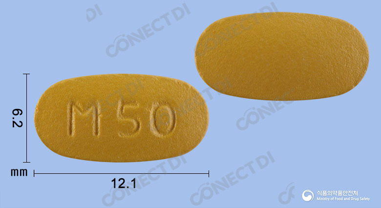미라벡서방정 50mg