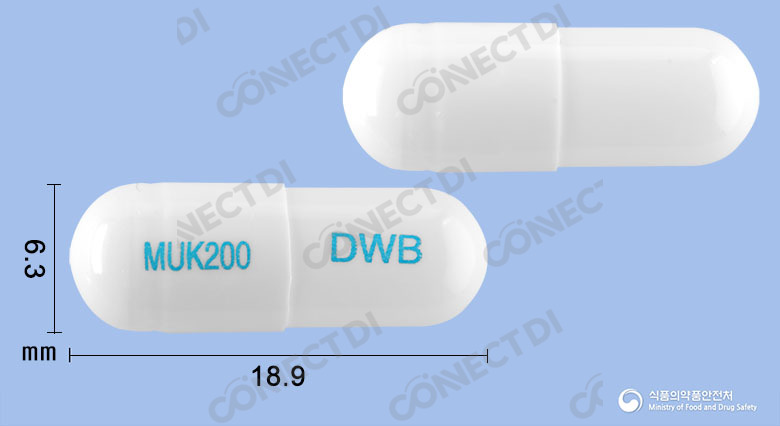 뮤카란캡슐 200mg