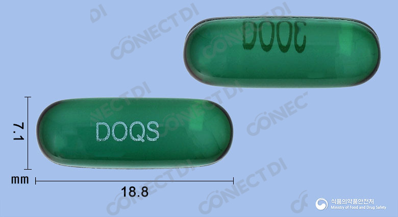 덱스원큐에스연질캡슐 300mg