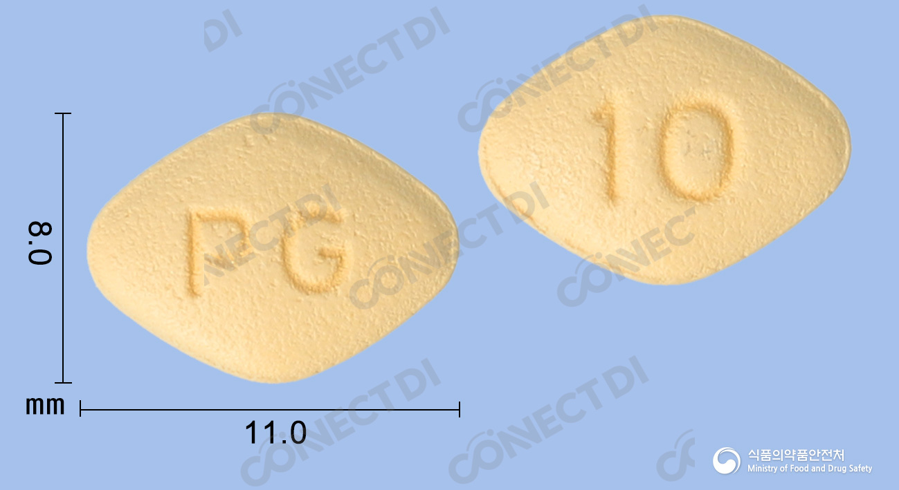 다플로진정 10mg