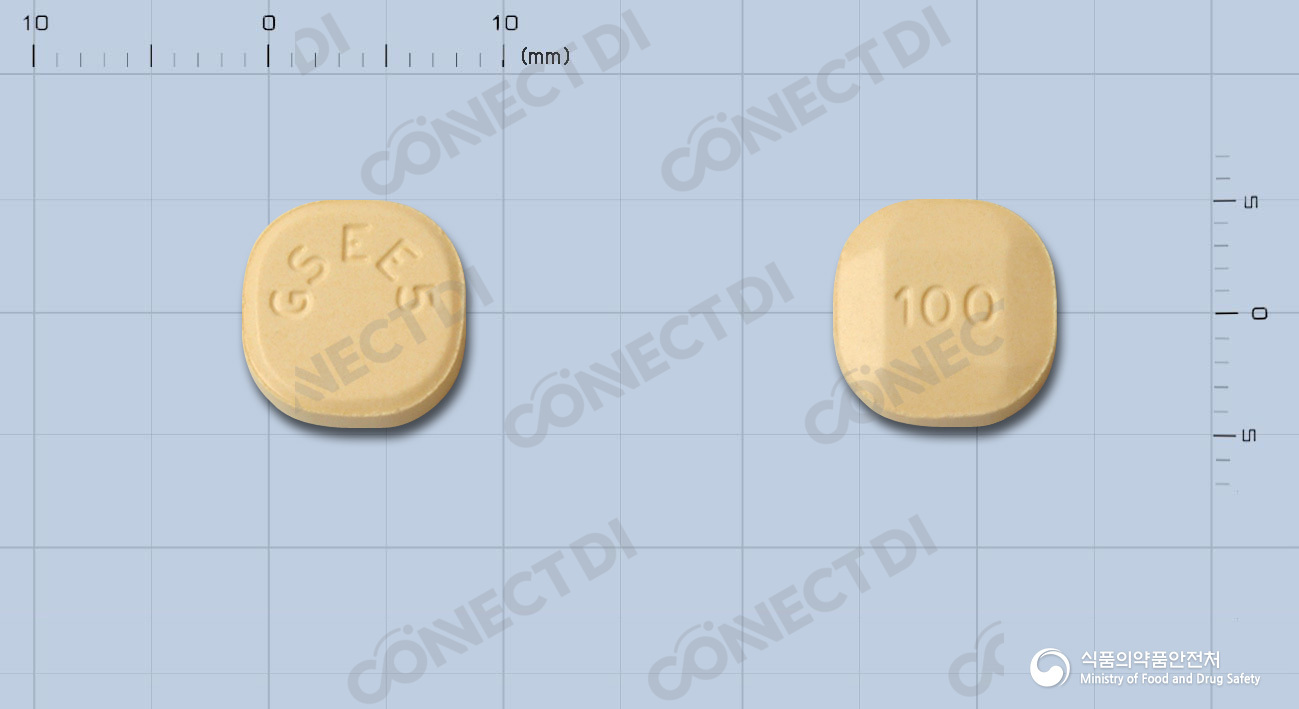 라믹탈정 100mg