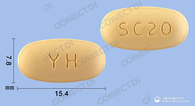 에소피드정 20/600mg